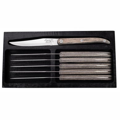 Steak Knife Laguiole Style de Vie Innovation Line Grey Pakka (6 pc)