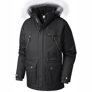 Winter Jacket Columbia Men Barlow Pass 550 Turbodown Black