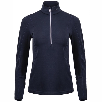 Skipully KJUS Women Trace Midlayer Half-Zip Deep Space