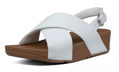FitFlop Women Lulu Back-Strap Sandals Leather Urban White