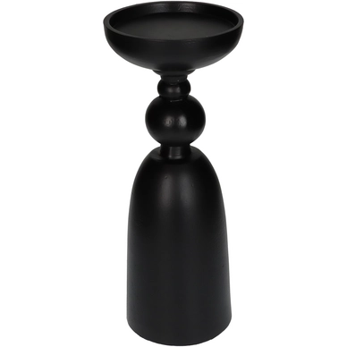 Kandelaar HD Living Black 12 x 12 x 30 cm