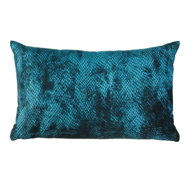 Sierkussen KAAT Amsterdam Lagoon Blauw Groen (30 x 50 cm)