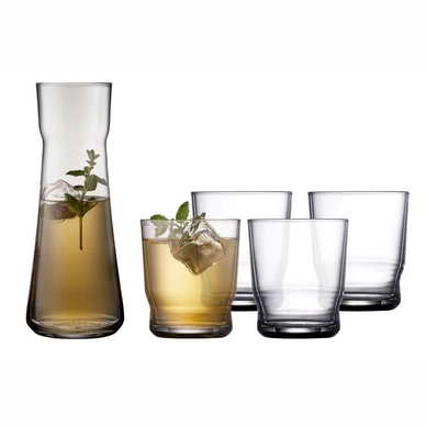 Carafe set Lyngby Glass Lissabon Clear 1 L (5-pieces)