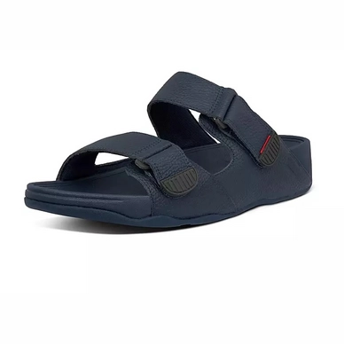 FitFlop Men Gogh Moc Slide In Leather Midnight Navy