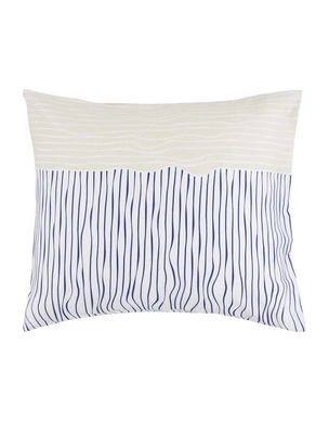 Taies d'oreiller Esprit Linar Blue Satin de Coton (50 x 75 cm)