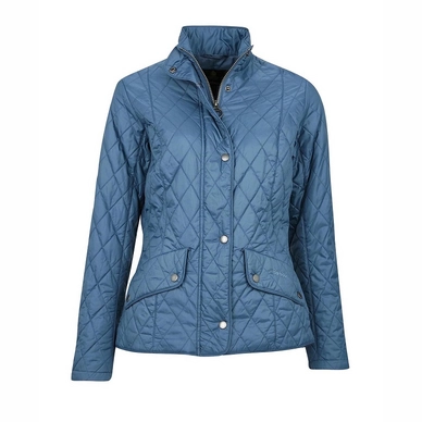 Jacke Barbour Flyweight Cavalry Quilt China Blue Damen