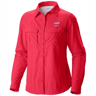 Bluse Columbia Cascades Explorer Red Camellia Damen