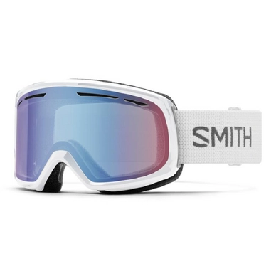 Masque de Ski Smith Femme AS Drift White 2021 / Blue Sensor Mirror Antifog