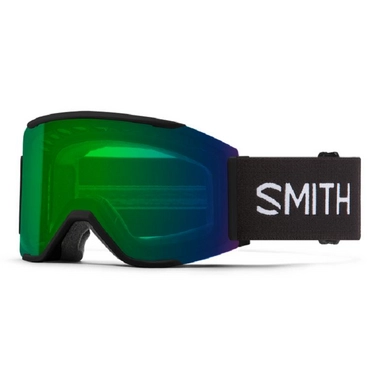 Lunettes de Ski Smith Squad Mag Black 2021 / Chromapop Everyday Green Mirror / Storm Rose Flash