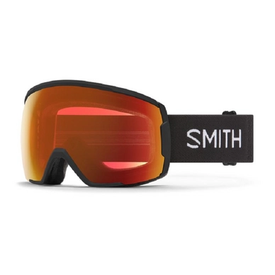 Masque de Ski Smith Proxy Black 2021 / Chromapop Everyday Red Mirror