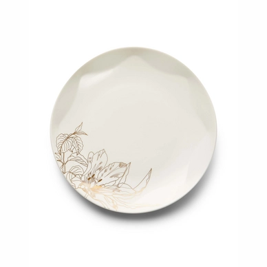 Side Plate Essenza Masterpiece Side plate Off White 21 cm (Set van 4)