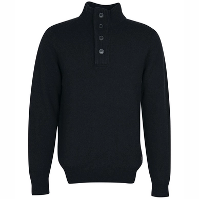 Trui Barbour Men Essential Patch Half Zip Black