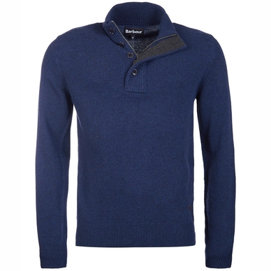 Pullover Barbour Essential Patch Half Zip Herren Deep Blue