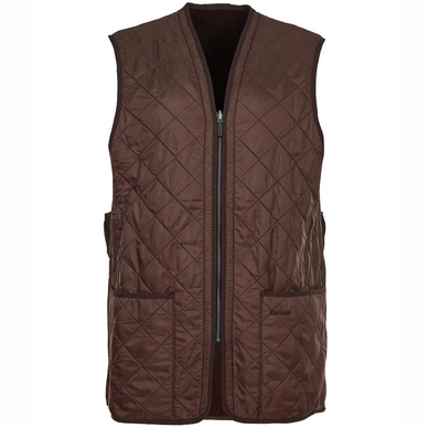 Weste Barbour Polarquilt Waistcoat/Zip-In Liner Herren Dark Brown