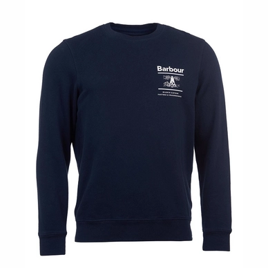 Trui Barbour Men Reed Crew Navy
