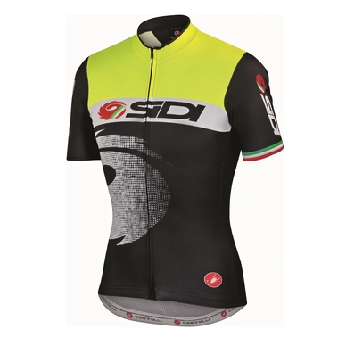 Fietsshirt Sidi Pippo Due Jersey Men Black Yellow Fluo