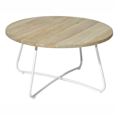 Loungetafel Max&Luuk Lily Stonewhite Ø80,5 cm