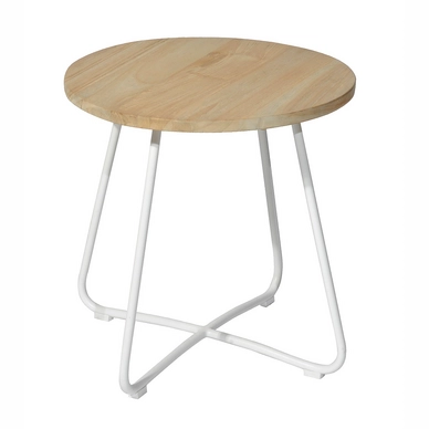 Bijzettafel Max&Luuk Lily Stonewhite Ø56,5