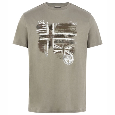 T-Shirt Napapijri Sancy Khaki Herren