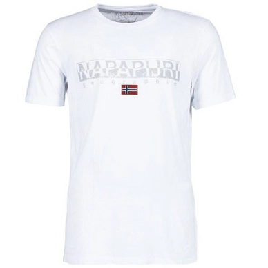 T-Shirt Napapijri Mens Sapriol SS Bright White