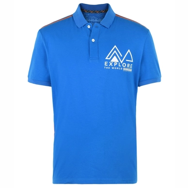 Polo Shirt Napapijri Men Evers Turquoise