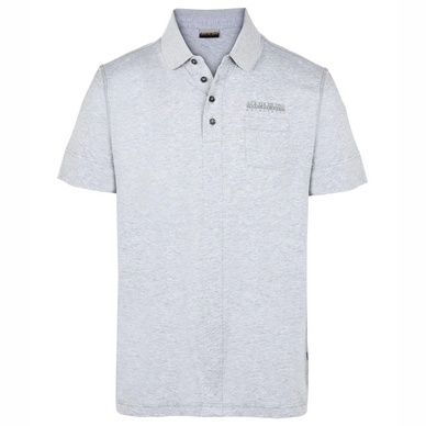 Poloshirt Napapijri Elange Hellgrau Mel Herren