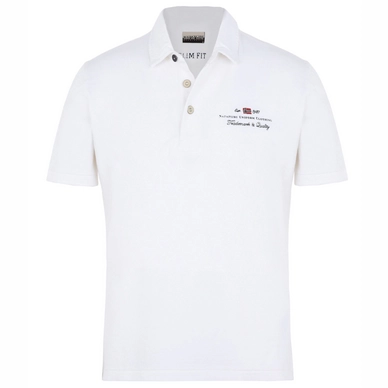 Polo Napapijri Men Elbas Stretch Bright White