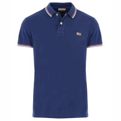 Polo Shirt Napapijri Men Taly Stripe Blue Depths
