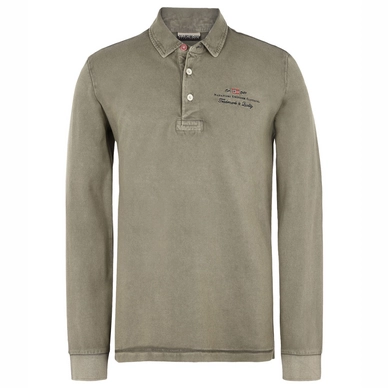Poloshirt Napapijri Elbas LS New Khaki Herren