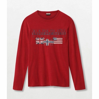 T-Shirt Napapijri Men Scott Red Scarlet