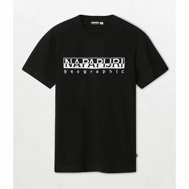 T-Shirt Napapijri Mens Serber Black