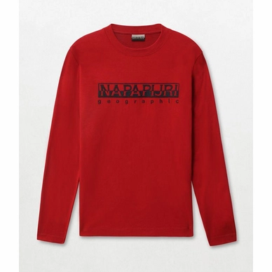 Longsleeve Napapijri Serber LS Red Scarlet Herren