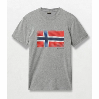 T-Shirt Napapijri Men Sibu Med Grey Mel