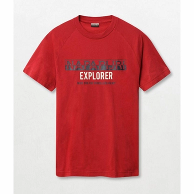 T-Shirt Napapijri Men Soves Red Scarlet
