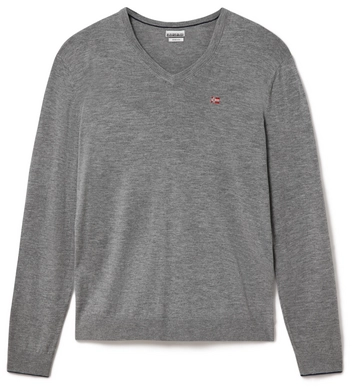 Trui Napapijri Men Damavand V-Neck 2 Medium Grey Melange