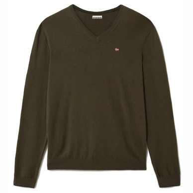 Trui Napapijri Men Damavand V-Neck 2 Green Depths