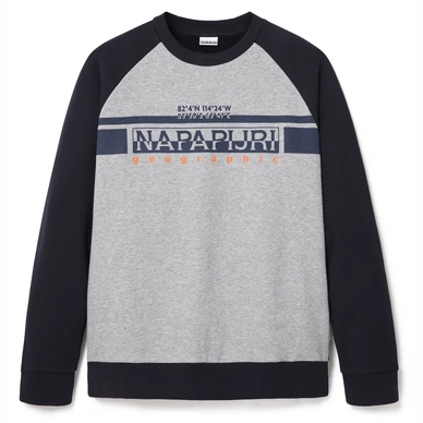 Trui Napapijri Men Brilo Crew Medium Grey Melange