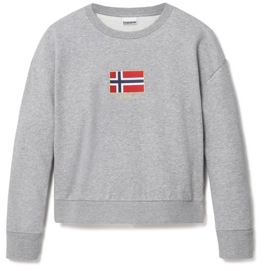 Trui Napapijri Women Bhea Crew Medium Grey Melange