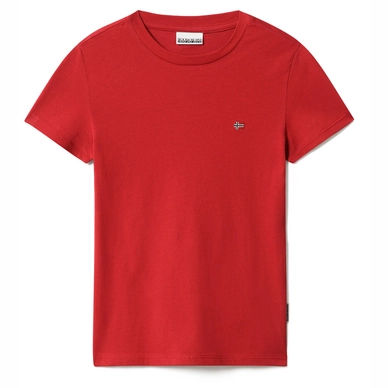 T-Shirt Napapijri Youth Salis S/S Old Red