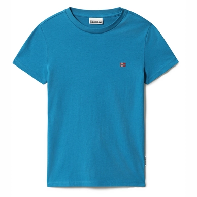 T-Shirt Napapijri Youth Salis SS Mykonos Blue