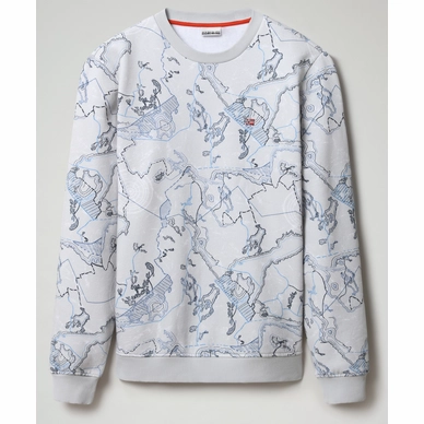 Pull Napapijri Men Biris White Camo