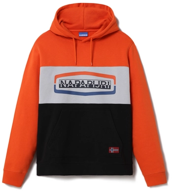 Trui Napapijri Men Bogy Colour Block Hood 1 Black