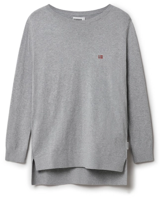 Trui Napapijri Women Dame Crew 1 Medium Grey Melange