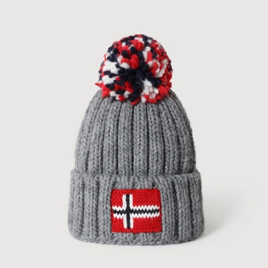 Mütze Napapijri Semiury 5 Medium Grey Melange Kinder (21 Zoll)