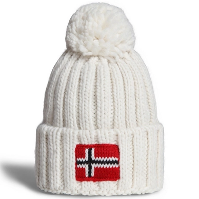 Hat Beanie Napapijri Semiury 6 Kids Bright White 002 (22 inch)