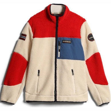 Cardigan Napapijri Yupik Full Zip 3 Men Blrdwht Mba