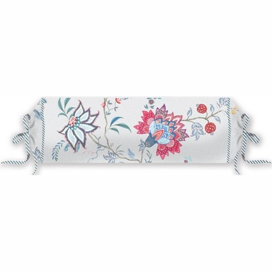 Coussin Pip Studio Flower Festival Roll Cushion Blanc (22 x 70 cm)