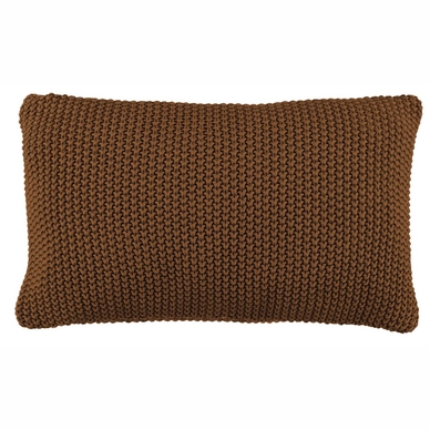 Coussin Marc O'Polo Nordic Knit Toffee brown (30 x 60 cm)