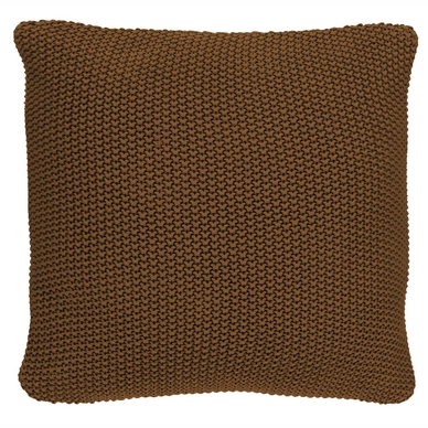 Sierkussen Marc O'Polo Nordic Knit Toffee brown (50 x 50 cm)