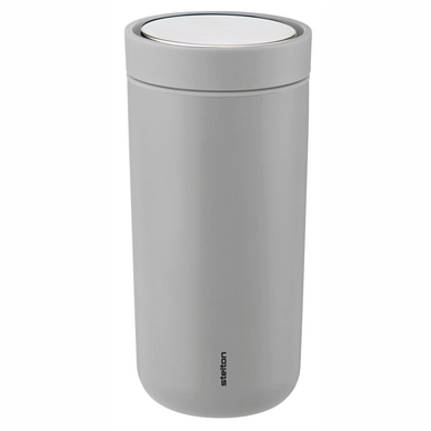 Thermosbeker Stelton To Go Click Steel 0,4L Soft Light Grey